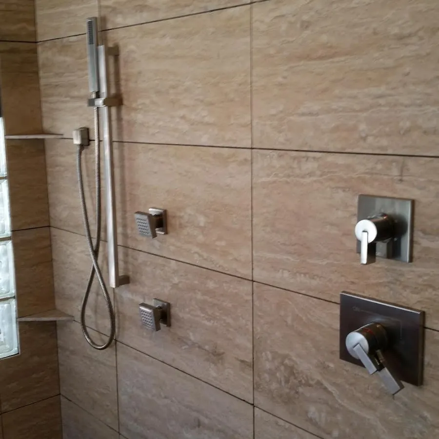Shower fixture installation for Water Heater Replacement in Dunlap